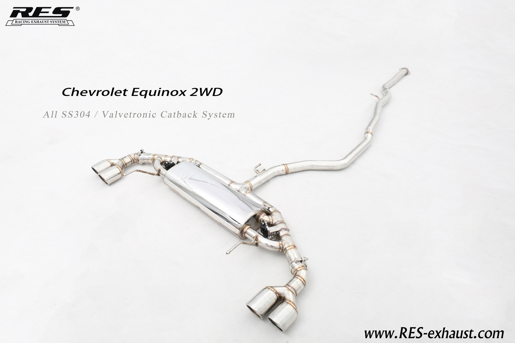 Chevrolet Equinox All SS304 / Valvetronic Catback System