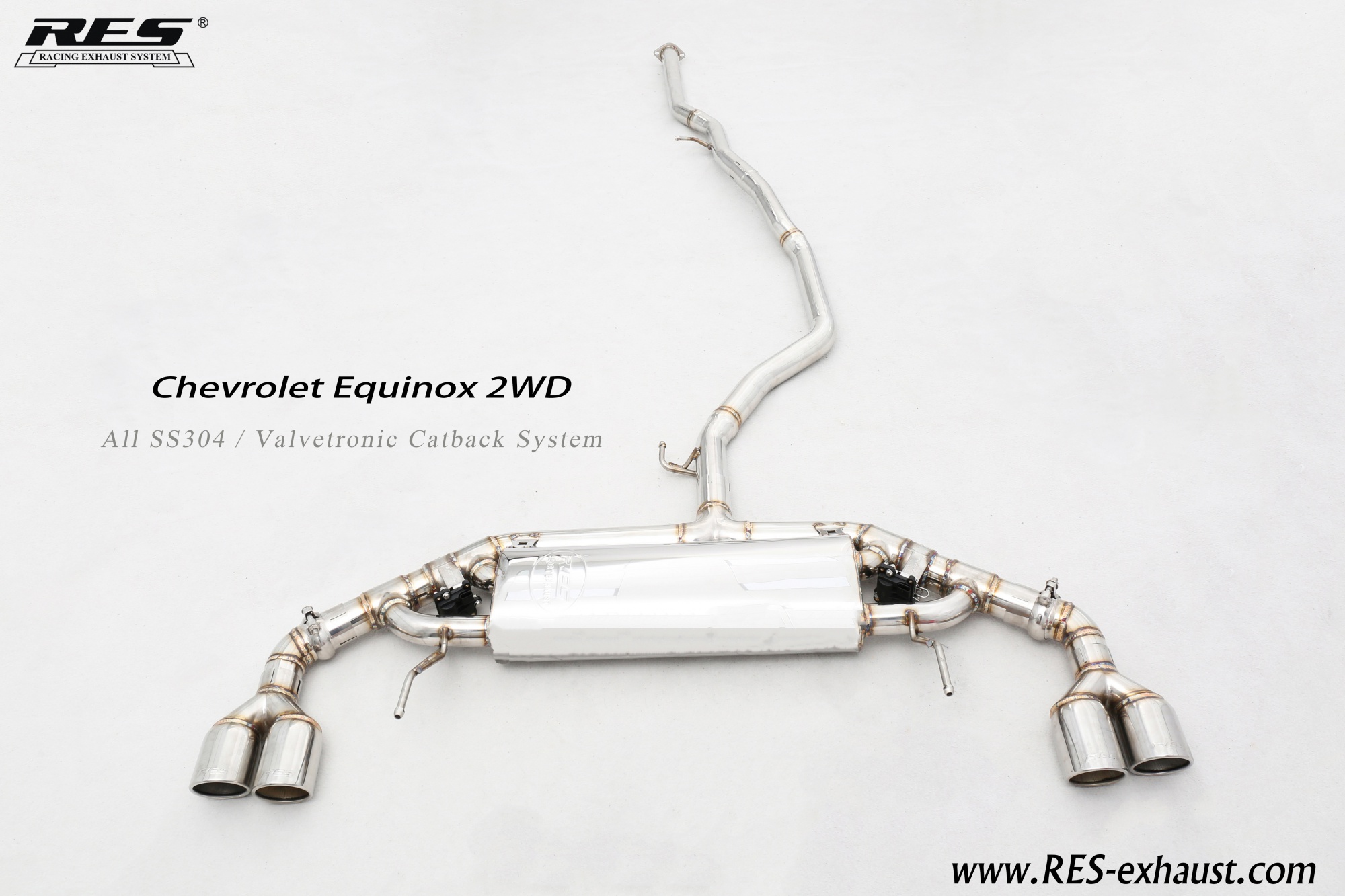 Chevrolet Equinox All SS304 / Valvetronic Catback System