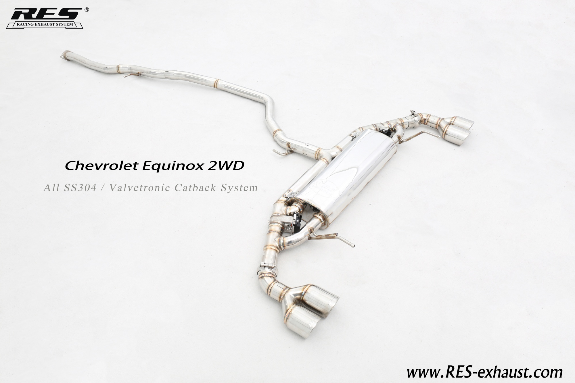 Chevrolet Equinox All SS304 / Valvetronic Catback System