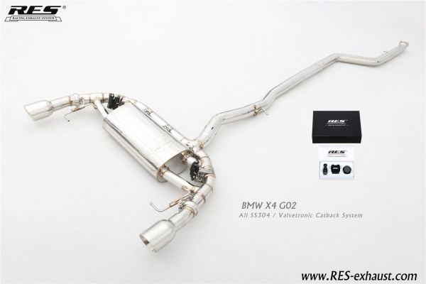 BMW X4 G02 All SS304 / Valvetronic Catback System