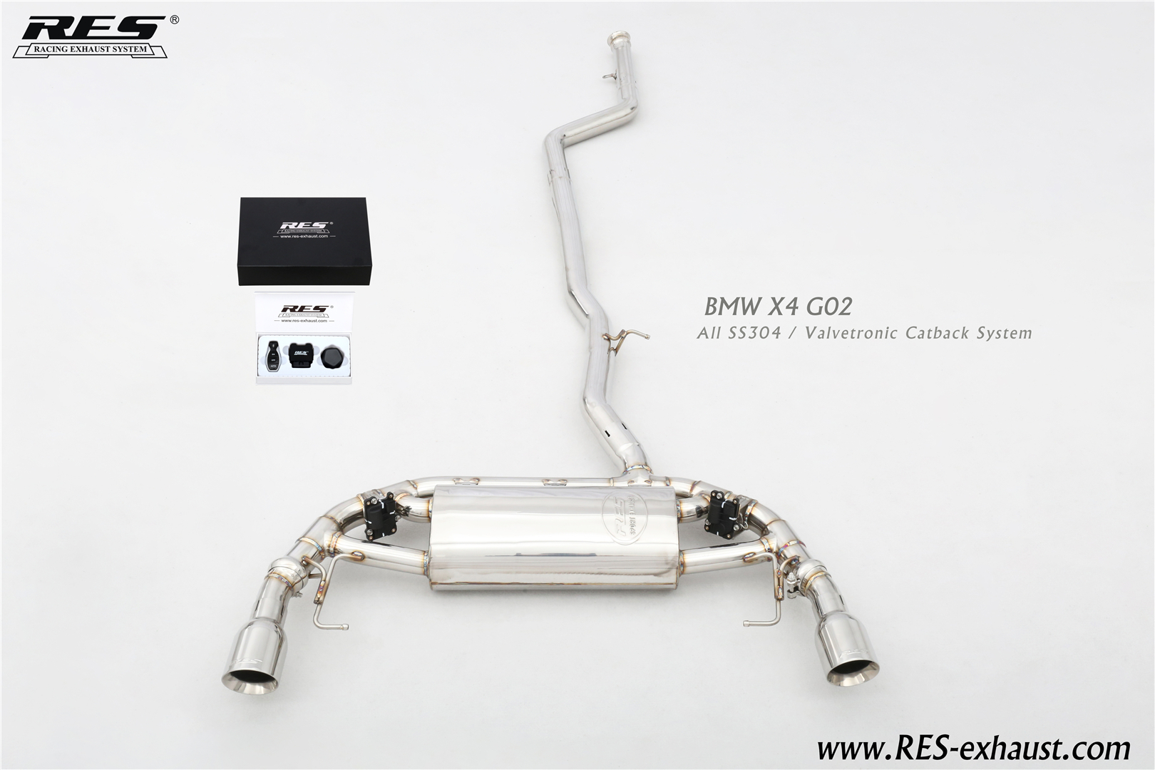 BMW X4 G02 All SS304 / Valvetronic Catback System