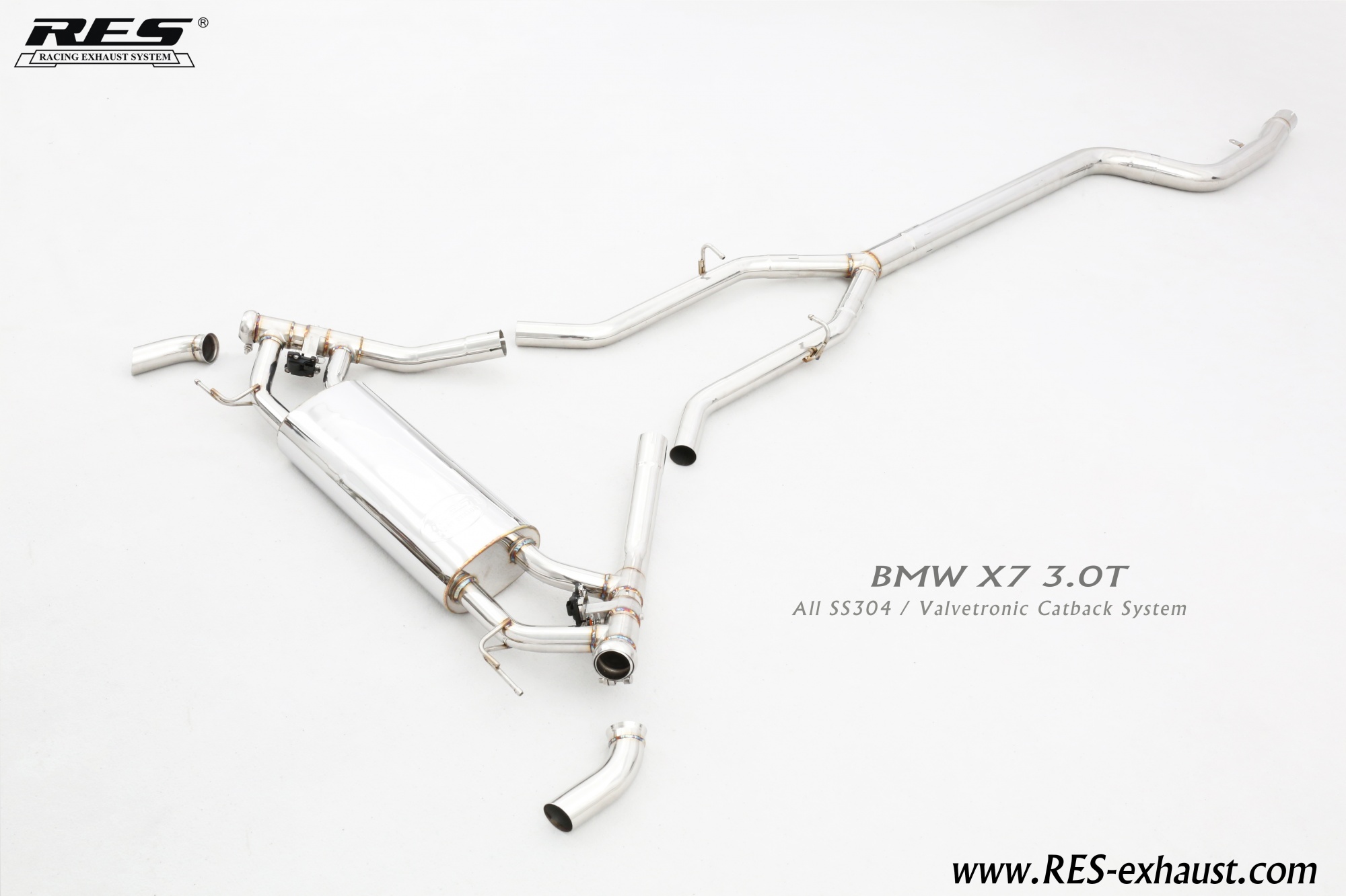 BMW X7 G07 All SS304 / Valvetronic Catback System