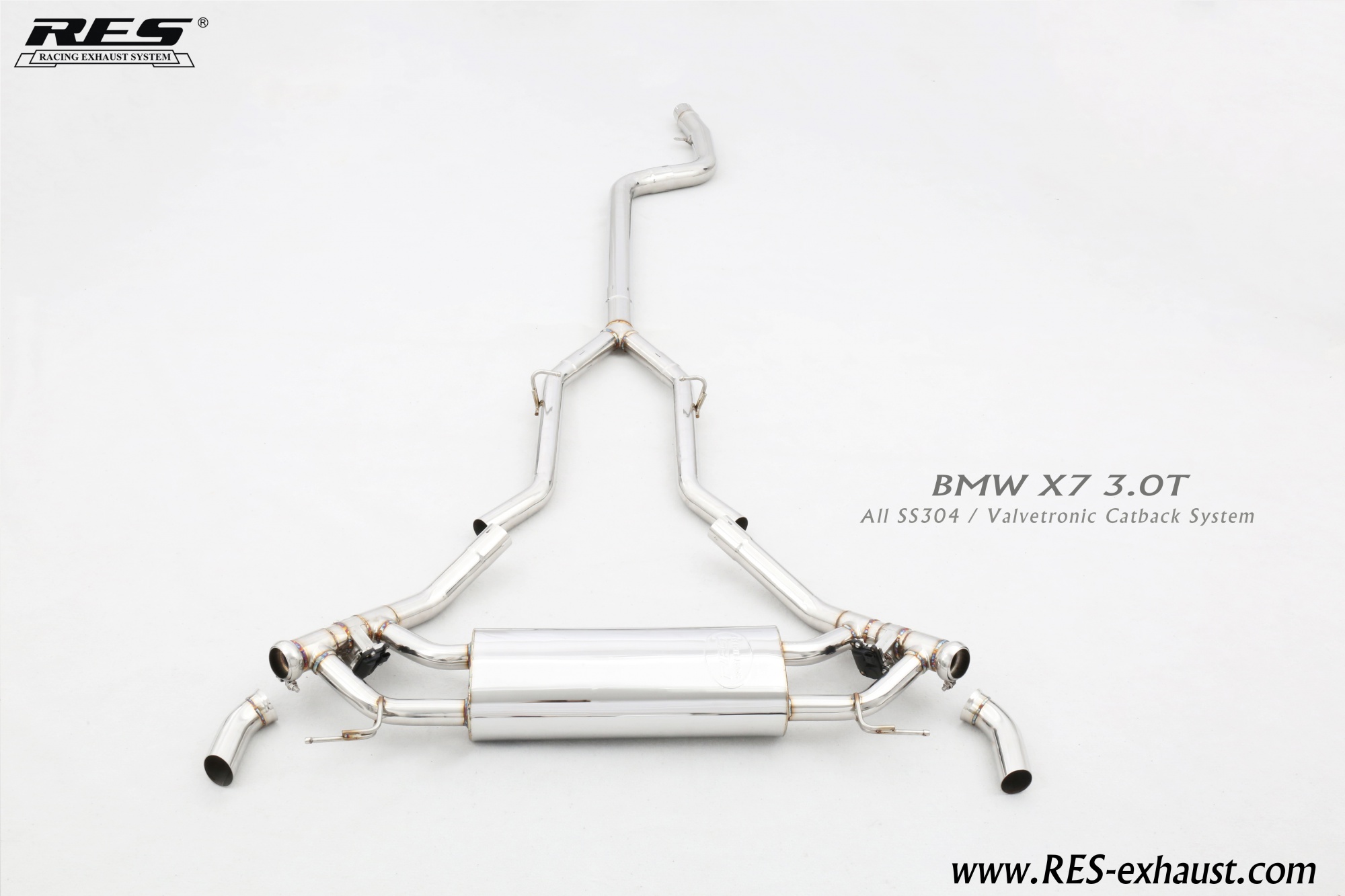 BMW X7 G07 All SS304 / Valvetronic Catback System