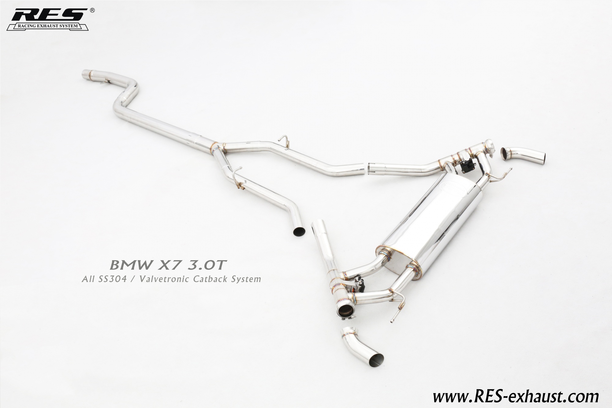 BMW X7 G07 All SS304 / Valvetronic Catback System