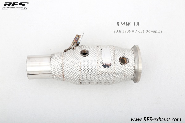 BMW I8 All SS304 / Cat (With Cat) Downpipe