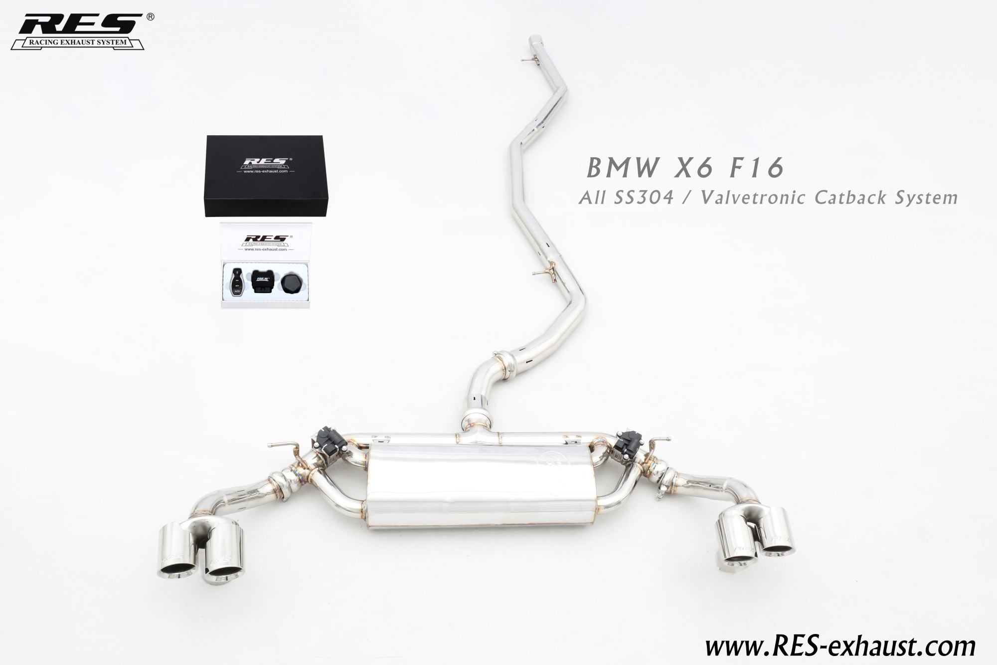 BMW X6 F16 All SS304 / Valvetronic Catback System