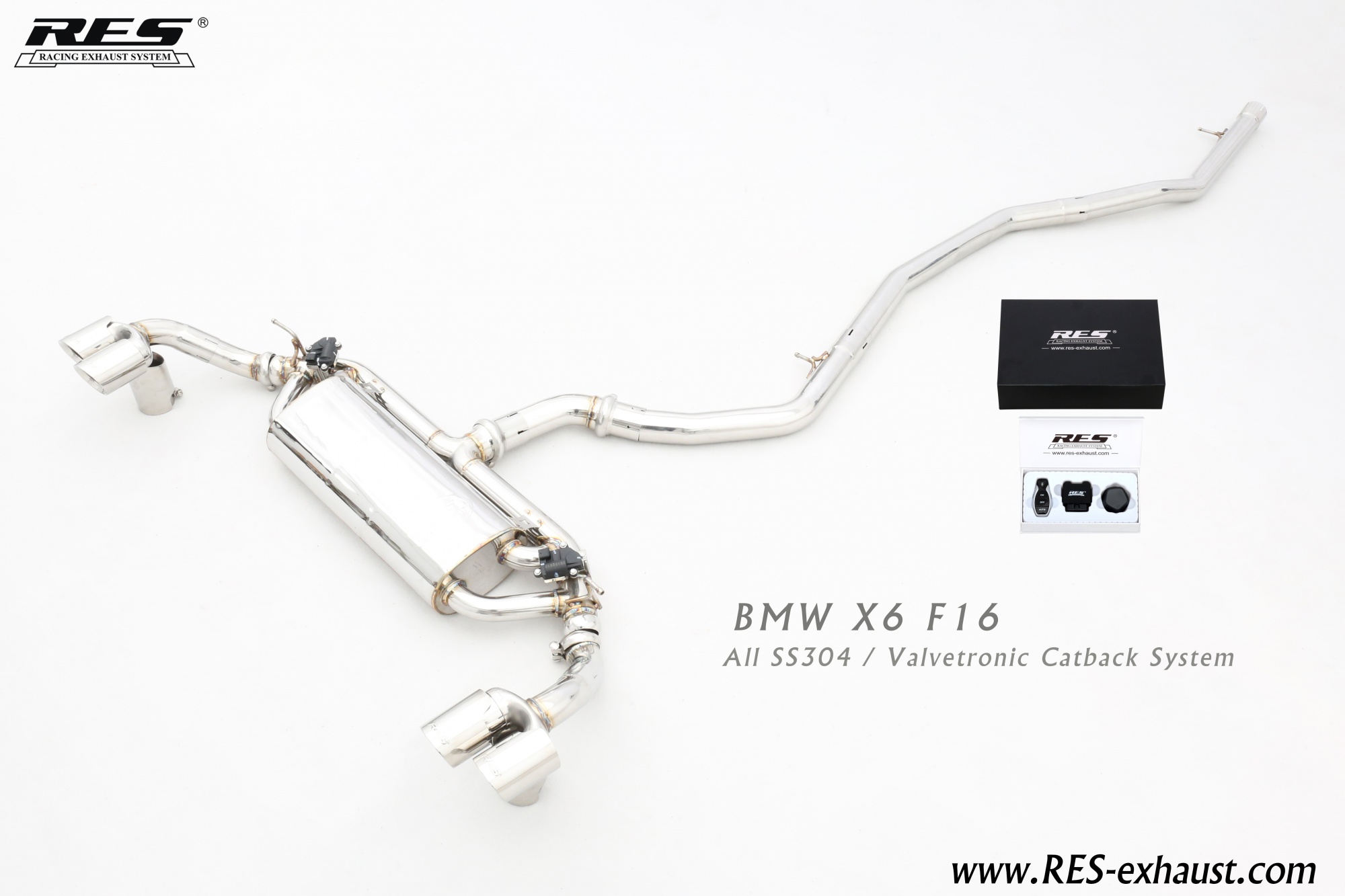 BMW X6 F16 All SS304 / Valvetronic Catback System