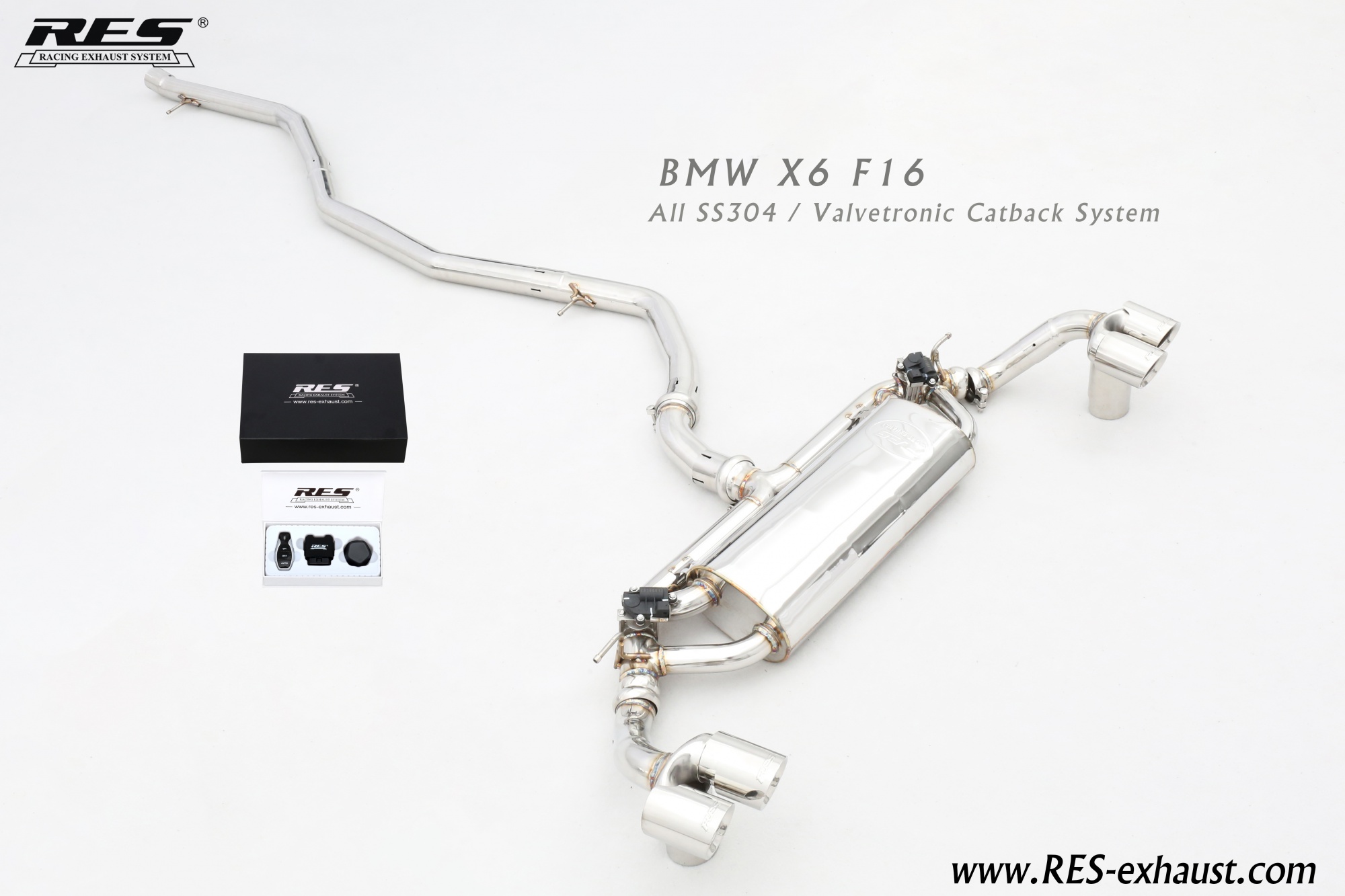 BMW X6 F16 All SS304 / Valvetronic Catback System