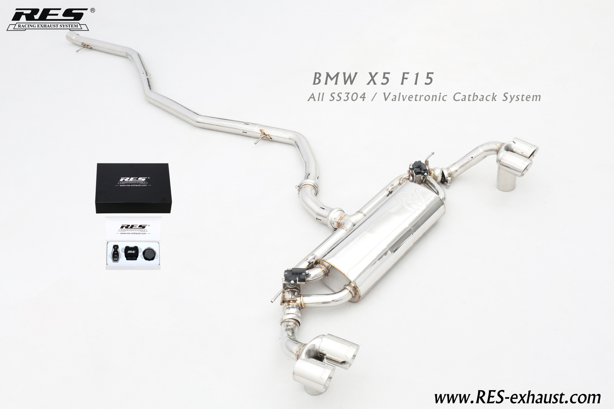 BMW X5 F15 All SS304 / Valvetronic Catback System