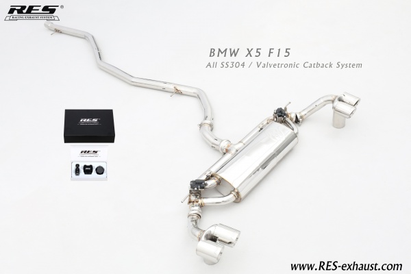 BMW X5 F15 All SS304 / Valvetronic Catback System