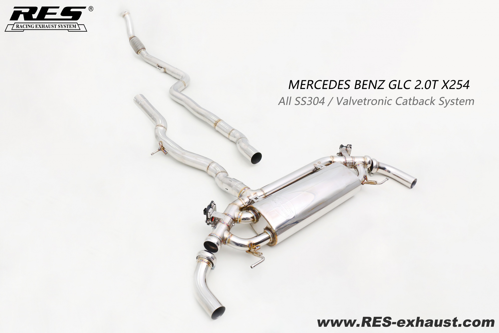 Mercedes-Benz X254 All SS304 / Valvetronic Catback System