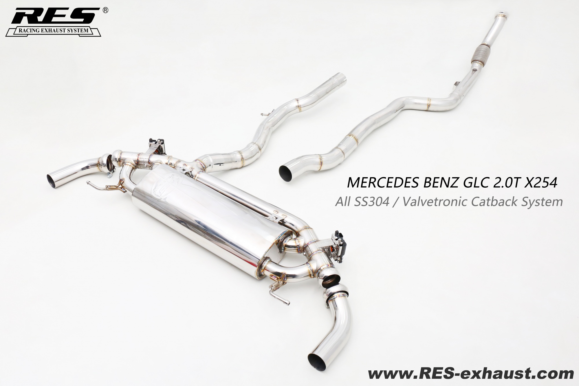 Mercedes-Benz X254 All SS304 / Valvetronic Catback System