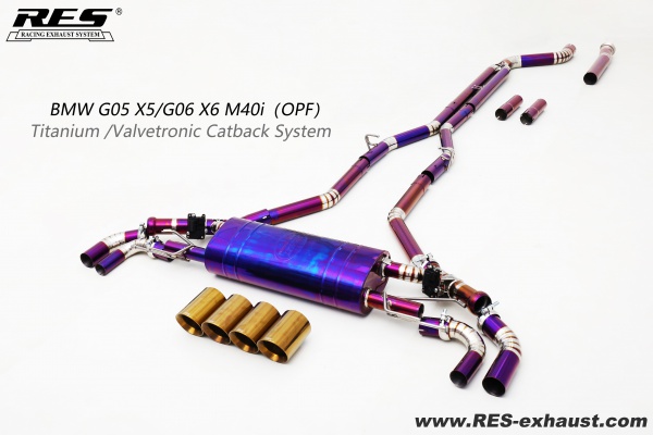 BMW X5 G05 Titanium / Valvetronic Catback System