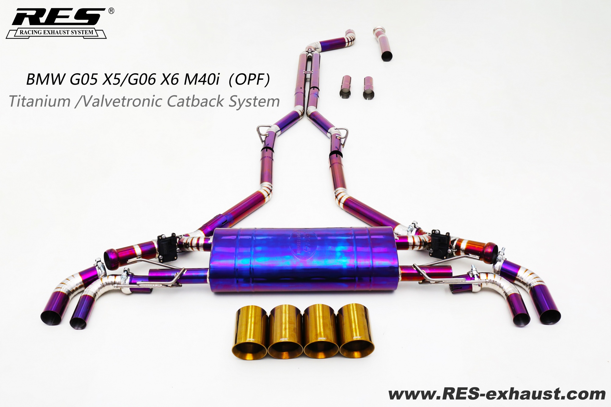 BMW X5 G05 Titanium / Valvetronic Catback System