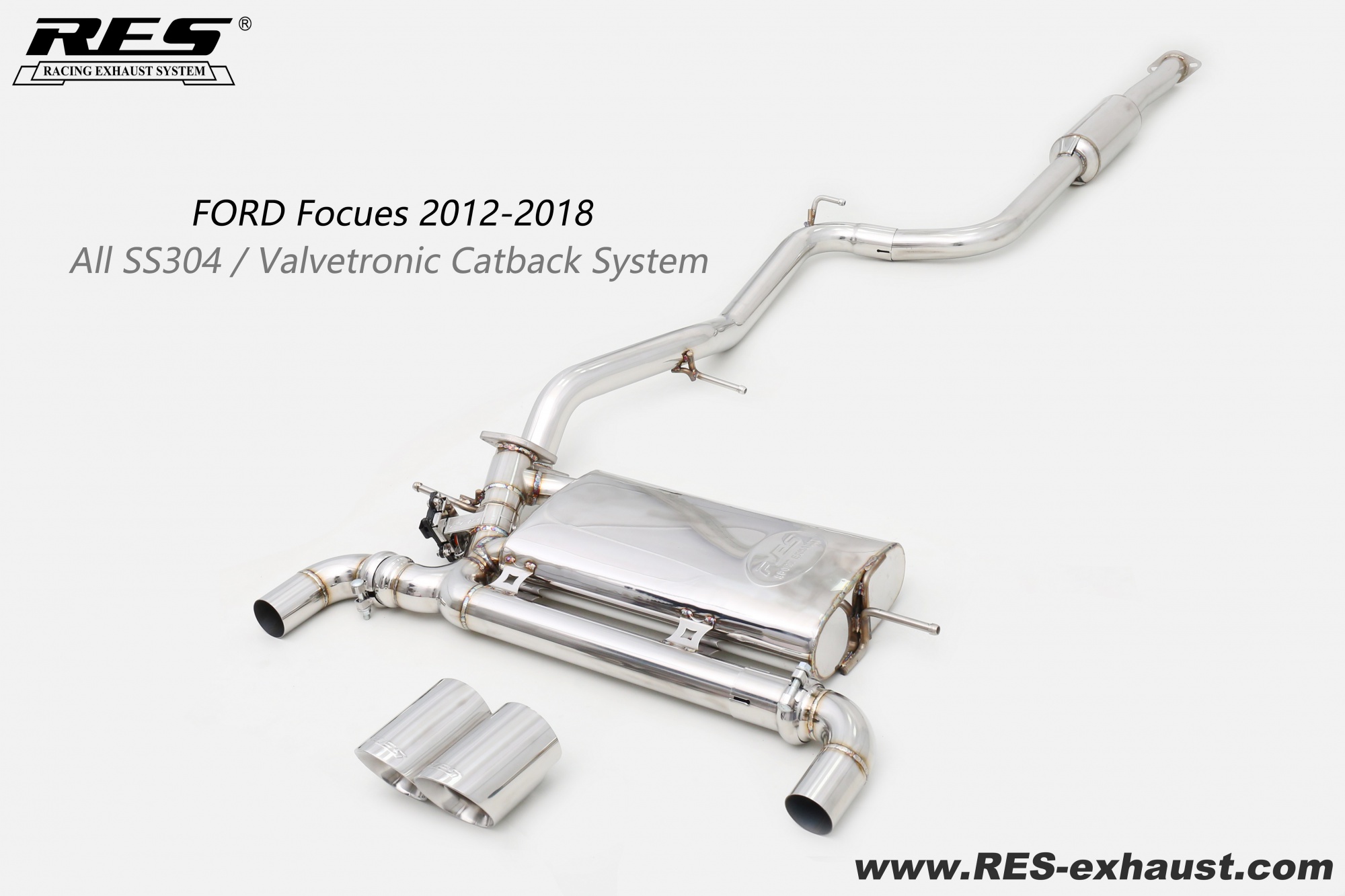 FORD Focues All SS304 / Valvetronic Catback System