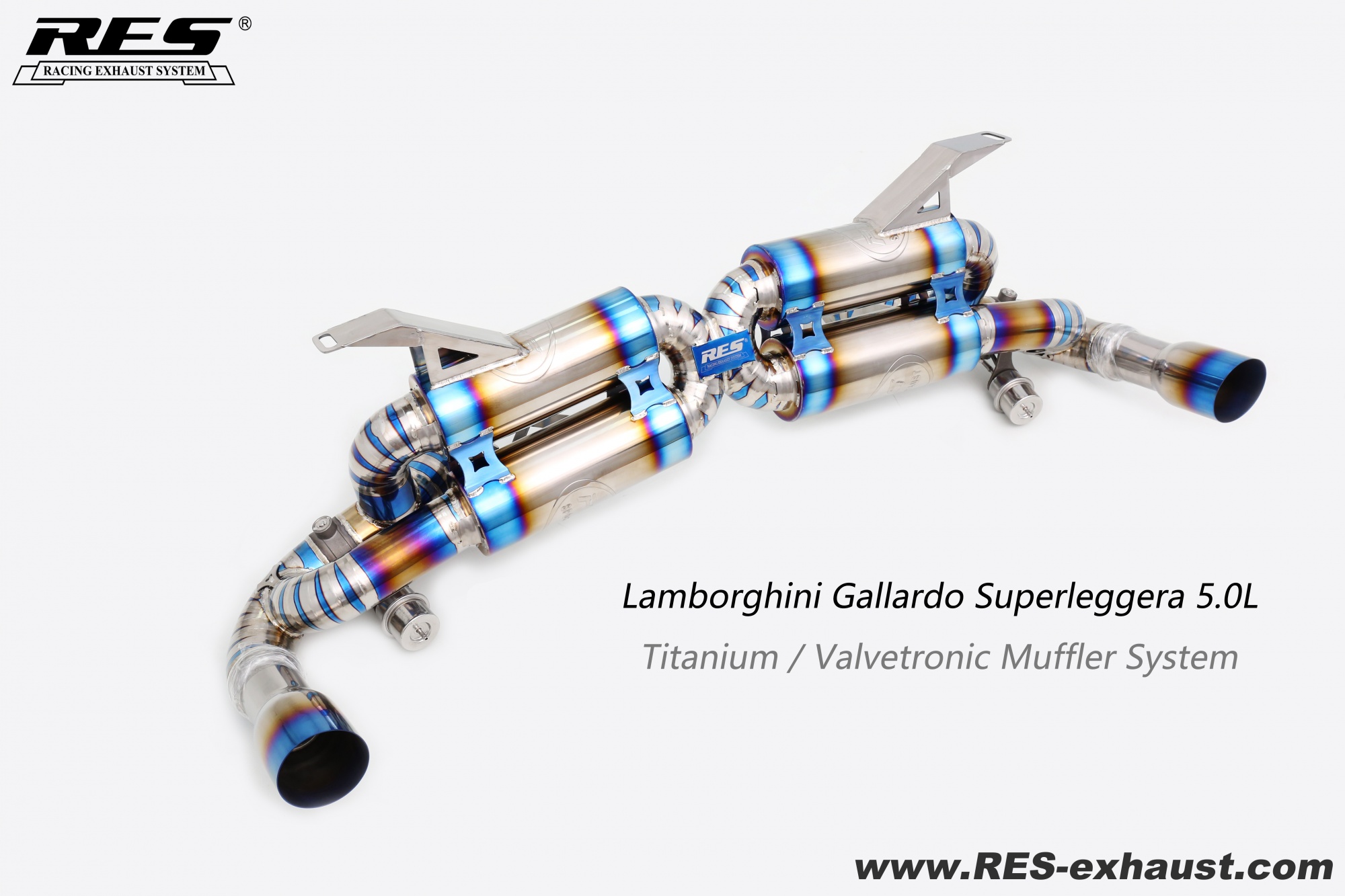 Lamborghini Gallardo Superleggera Titanium / Valvetronic Muffler System