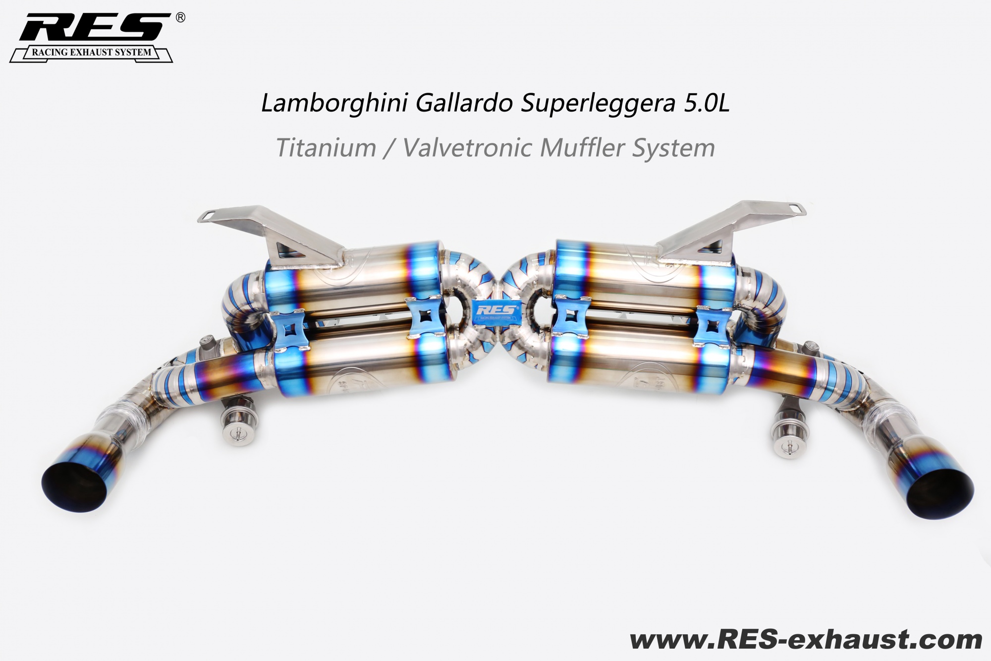 Lamborghini Gallardo Superleggera Titanium / Valvetronic Muffler System