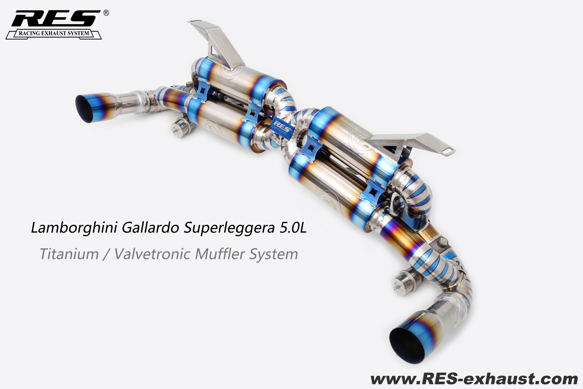 Lamborghini Gallardo Superleggera Titanium / Valvetronic Muffler System