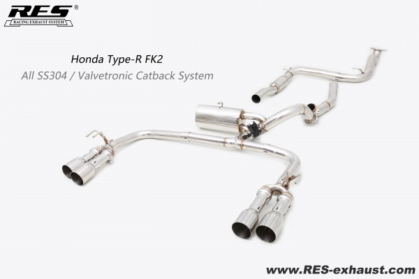Honda Civic Type-R FK2 All SS304 / Valvetronic Catback System