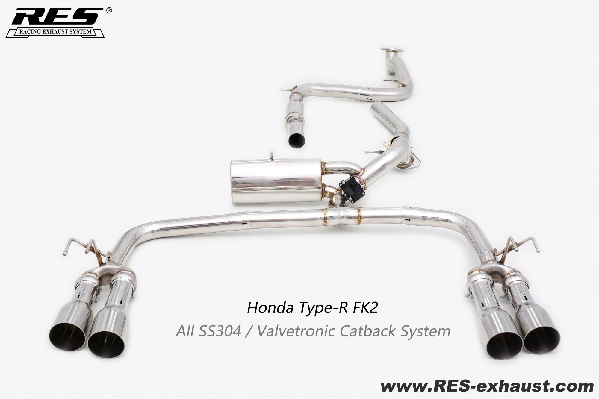 Honda Civic Type-R FK2 All SS304 / Valvetronic Catback System