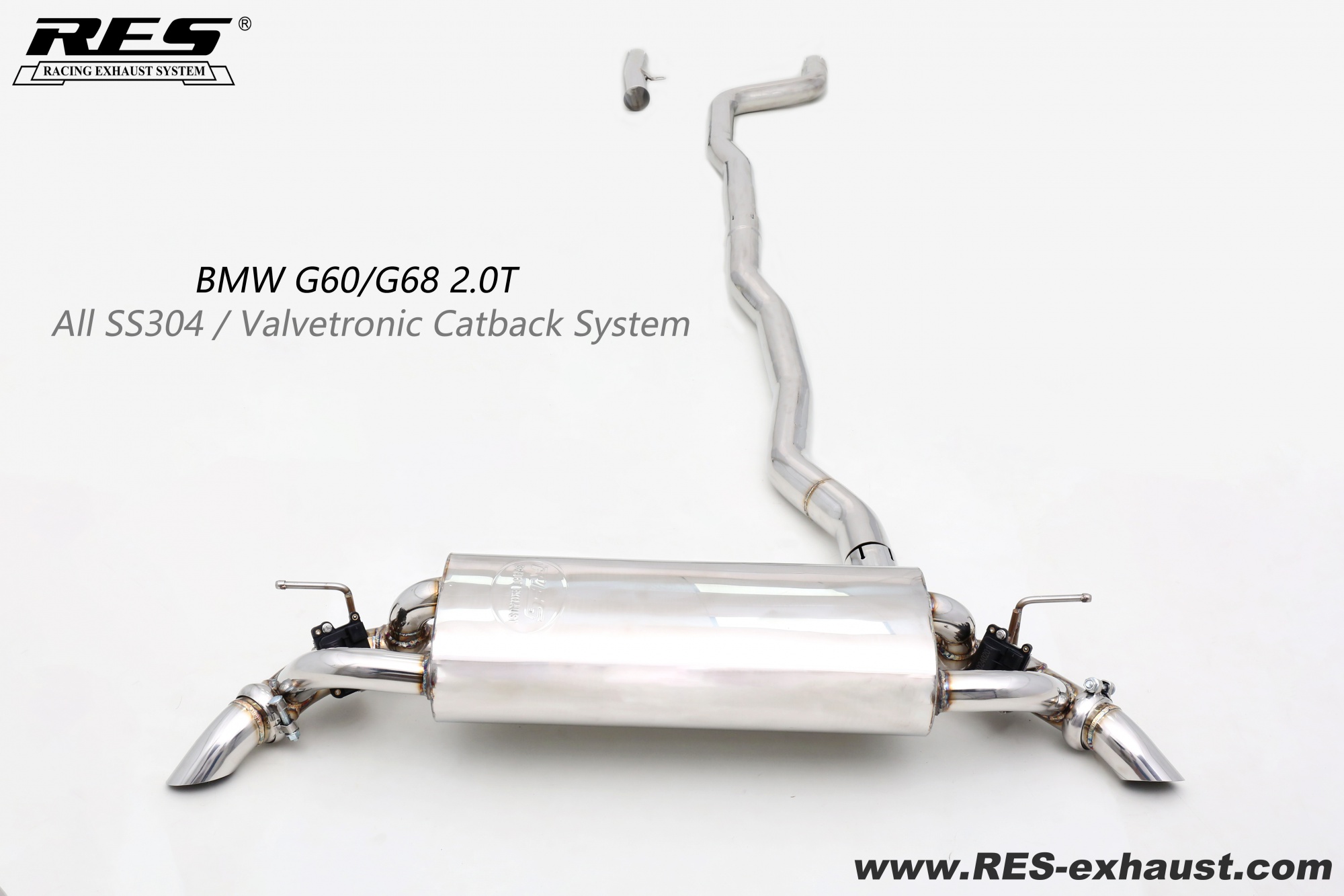 BMW G60/G68 All SS304 / Valvetronic Catback System