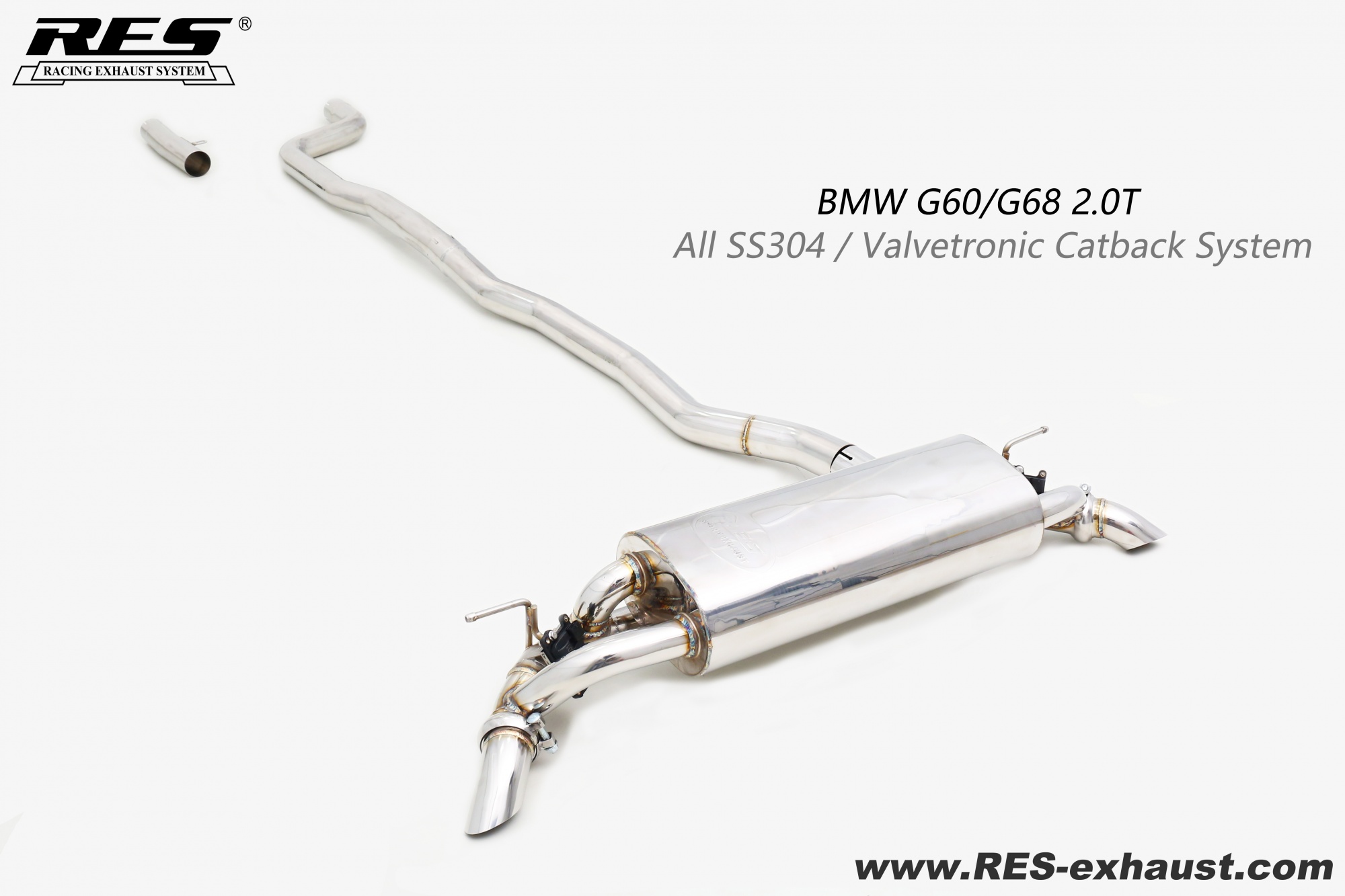 BMW G60/G68 All SS304 / Valvetronic Catback System