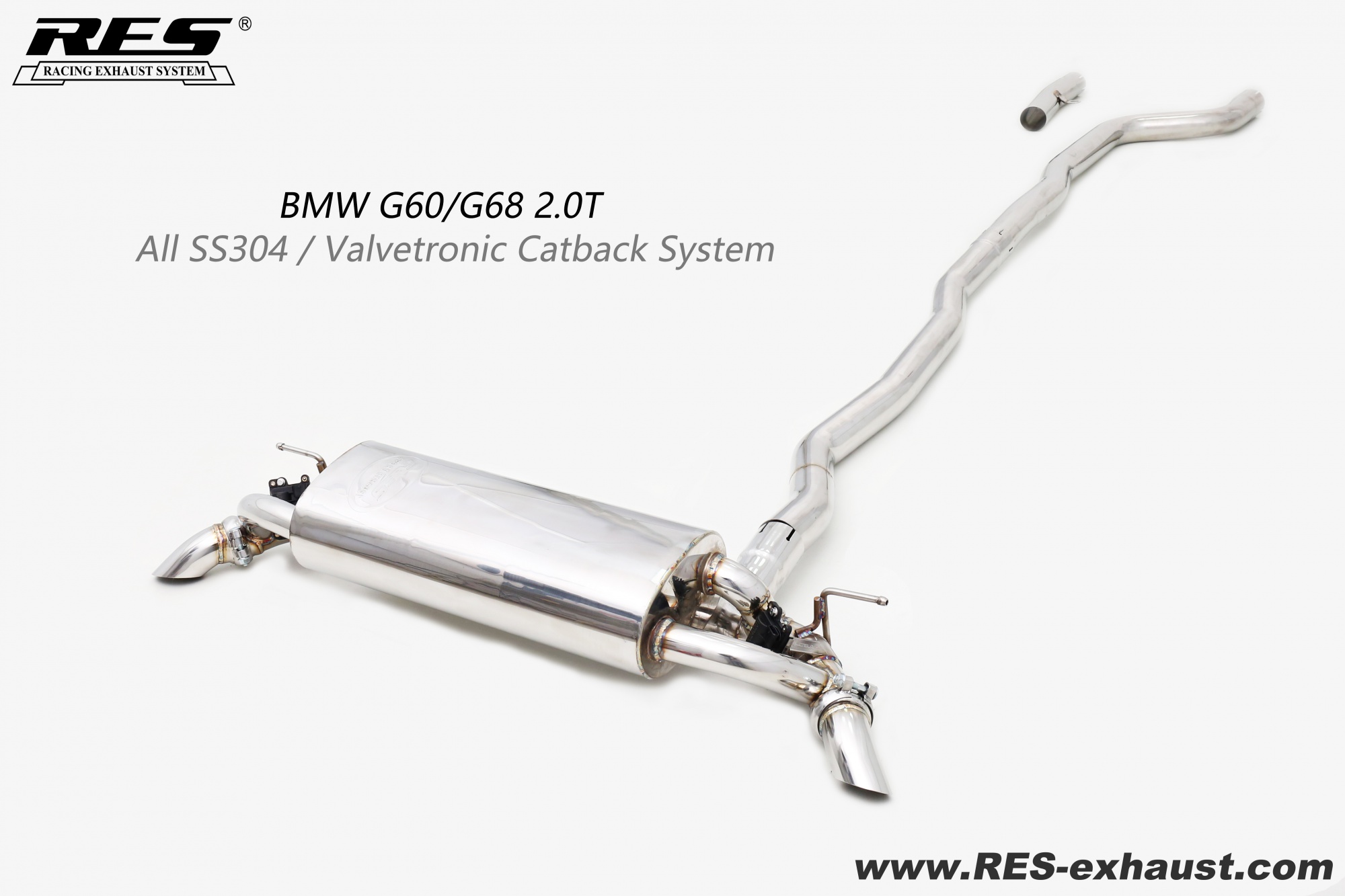 BMW G60/G68 All SS304 / Valvetronic Catback System