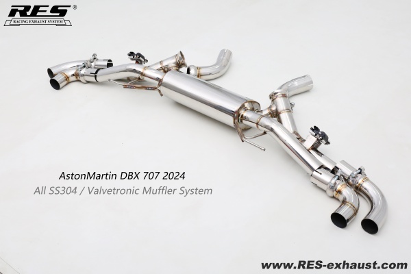 AstonMartin DBX All SS304 / Valvetronic Muffler System
