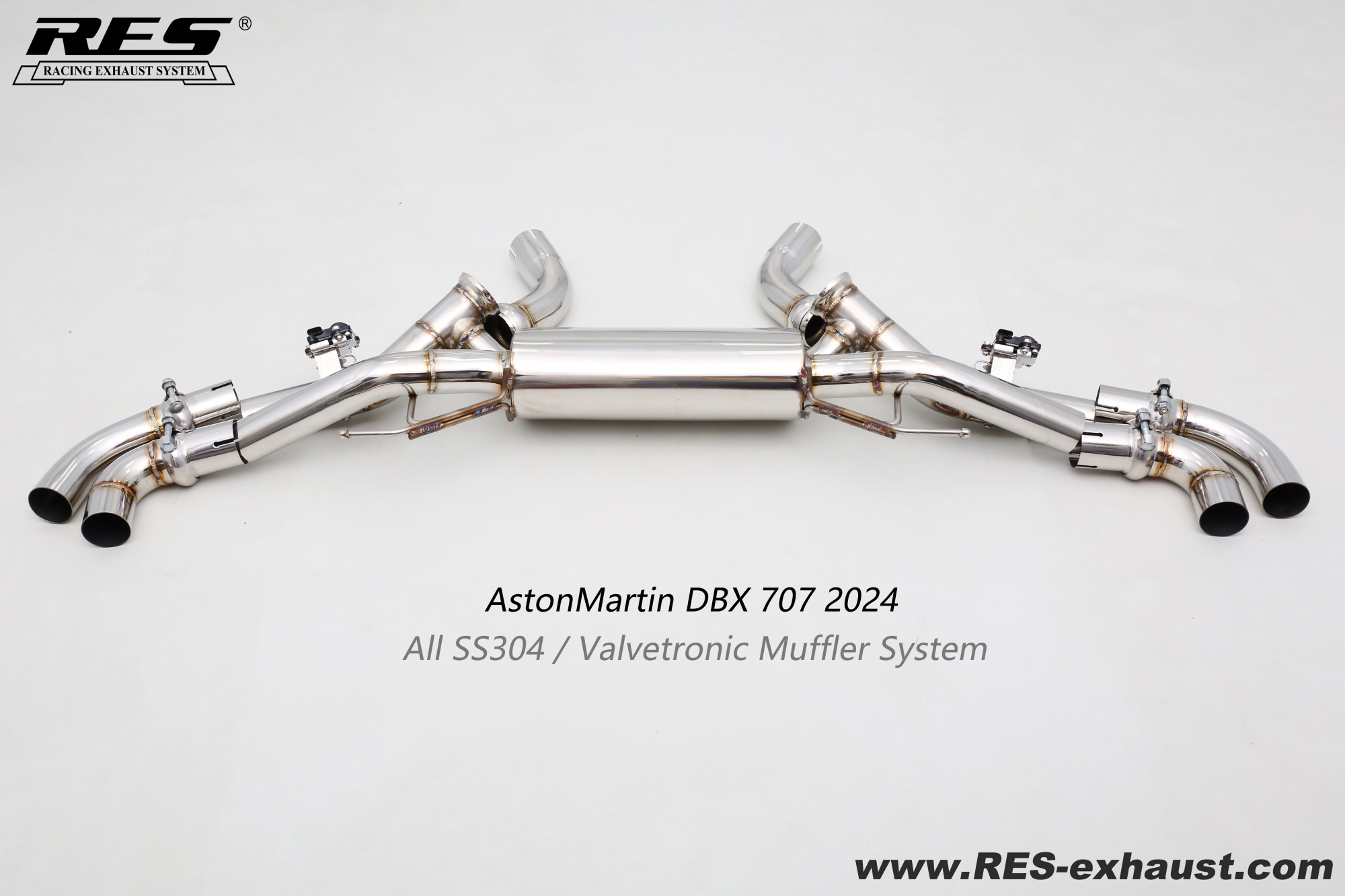 AstonMartin DBX All SS304 / Valvetronic Muffler System