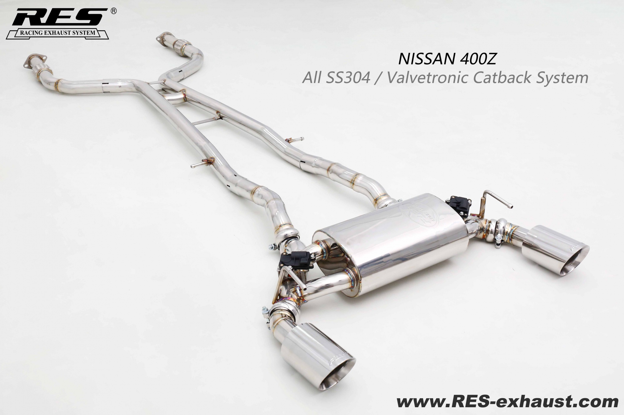 NISSAN 400Z  All SS304 / Valvetronic Catback System