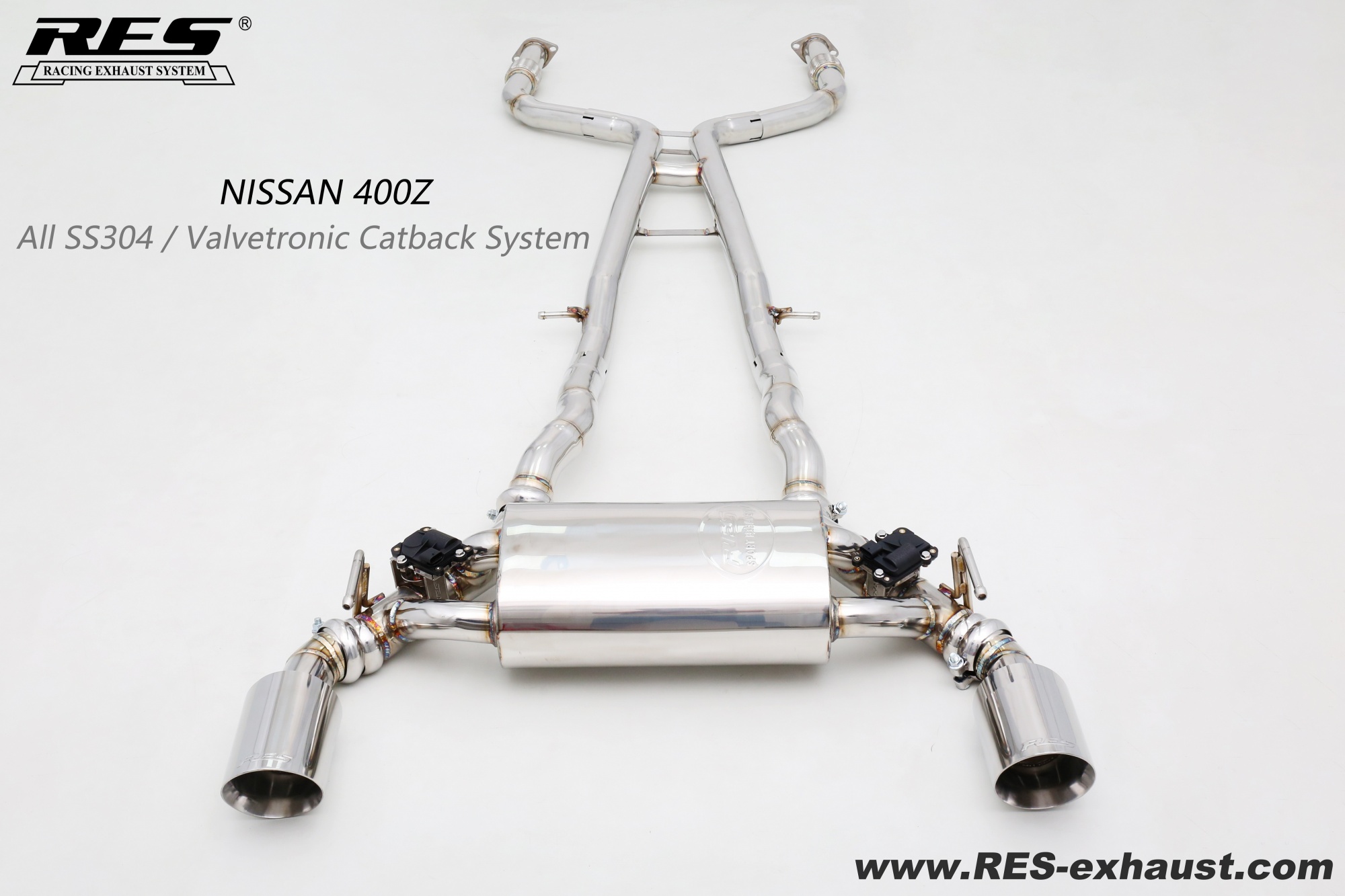 NISSAN 400Z  All SS304 / Valvetronic Catback System