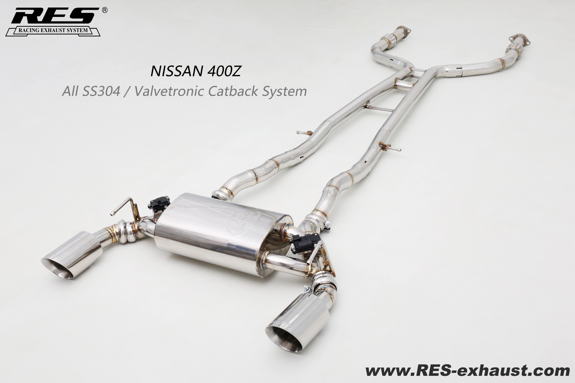 NISSAN 400Z  All SS304 / Valvetronic Catback System