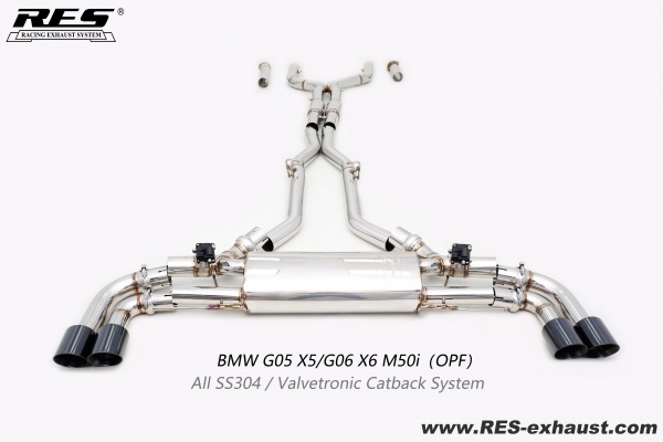 BMW  X5 G05 All SS304 / Valvetronic Catback System