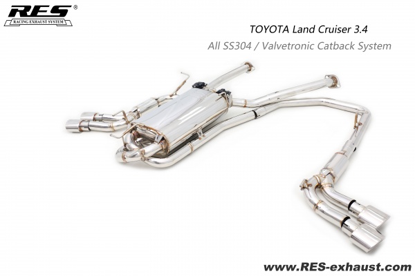 TOYOTA 3.4 All SS304 / Valvetronic Catback System