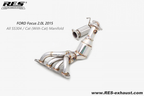 FORD Focus All SS304 / Cat (With Cat) Manifold