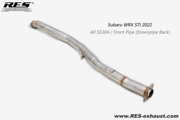 Subaru WRX STI All SS304 / Front Pipe (Downpipe Back)