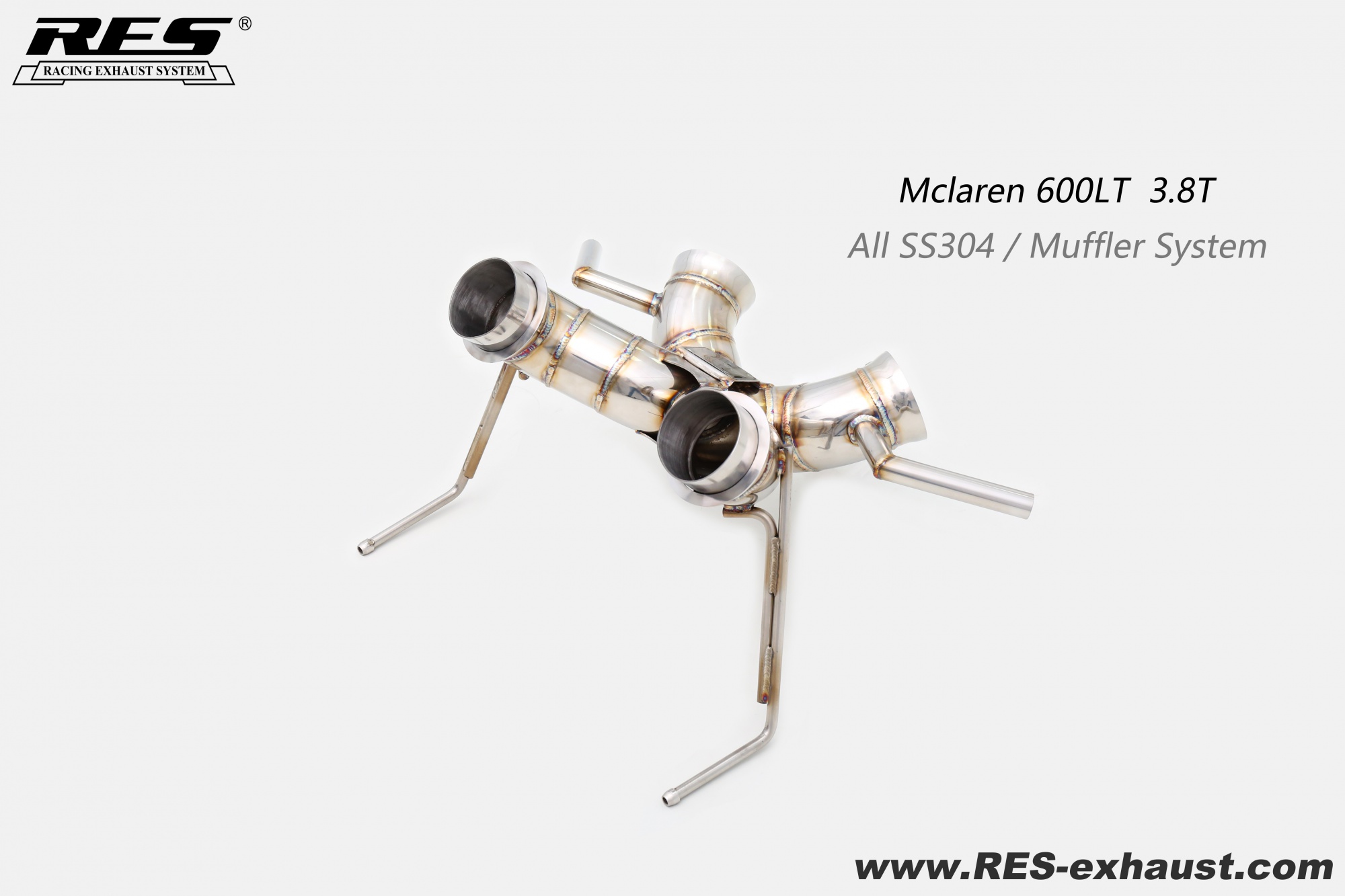 Mclaren 600LT All SS304 / Muffler System