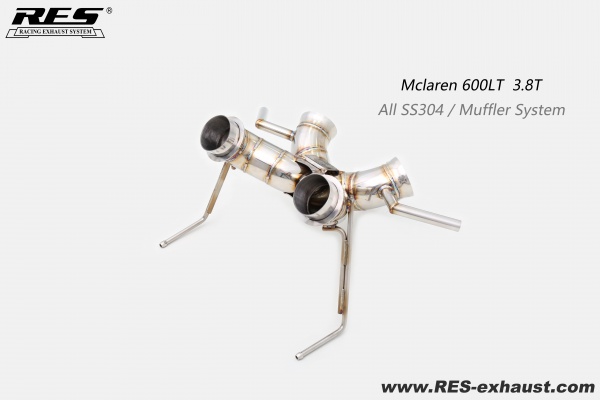 Mclaren 600LT All SS304 / Muffler System
