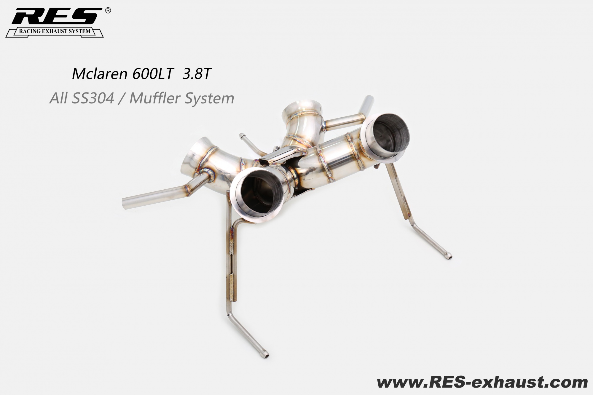 Mclaren 600LT All SS304 / Muffler System