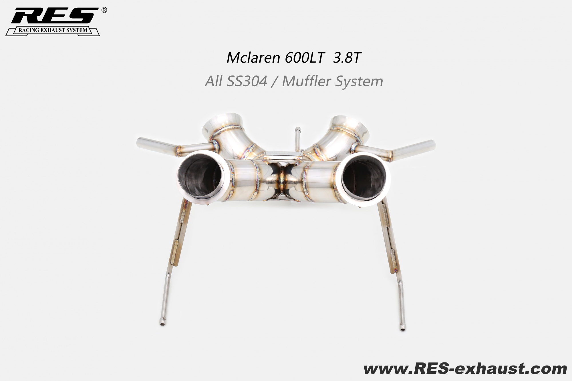Mclaren 600LT All SS304 / Muffler System