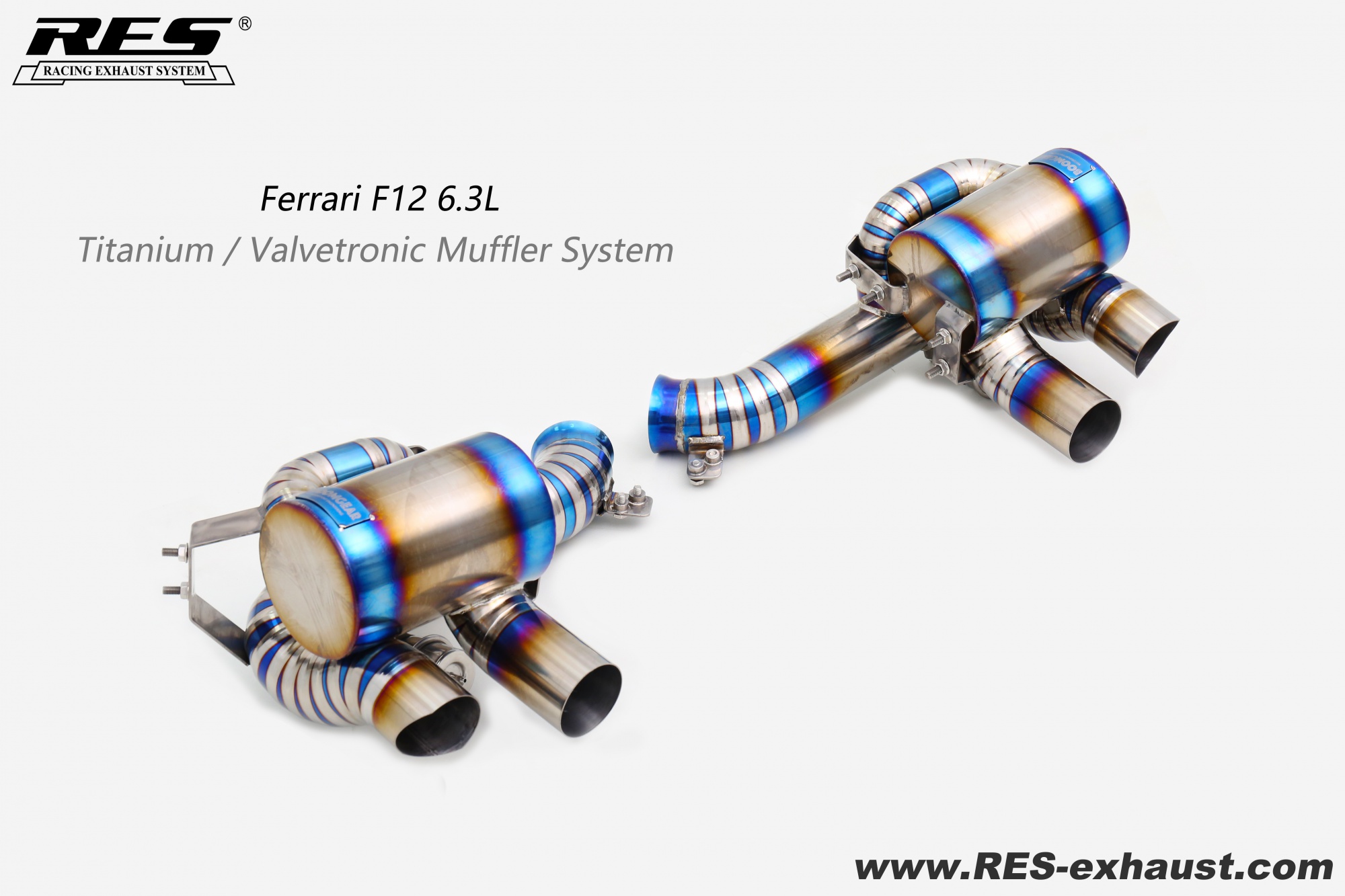 Ferrari F12 Titanium / Valvetronic Muffler System
