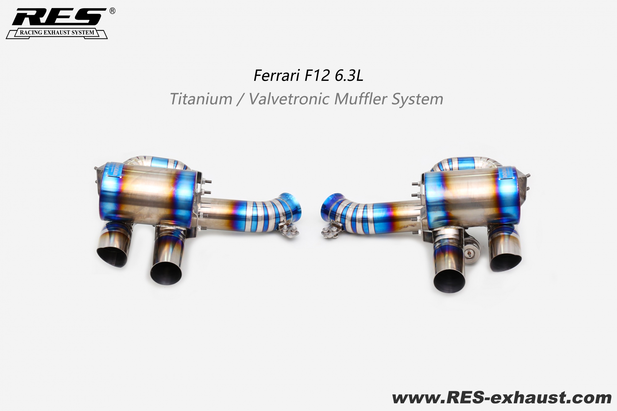 Ferrari F12 Titanium / Valvetronic Muffler System