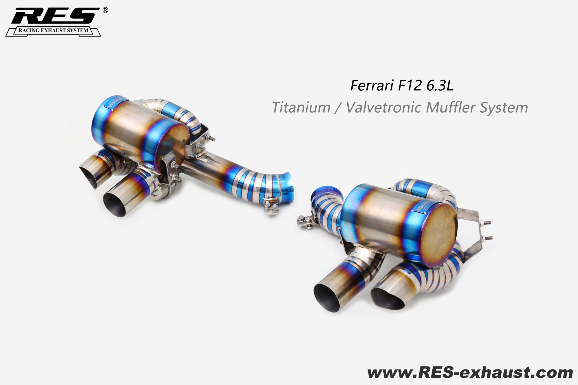 Ferrari F12 Titanium / Valvetronic Muffler System