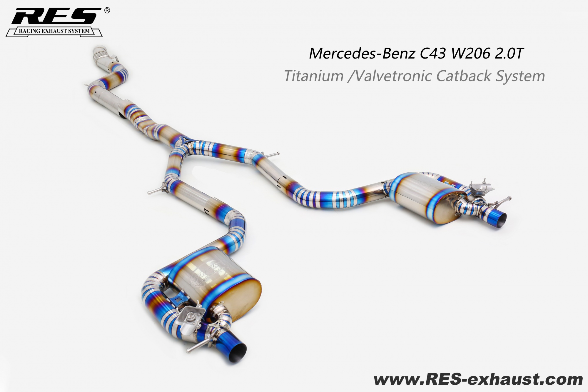 Mercedes-Benz C43 W206 2.0T Titanium / Valvetronic Catback System