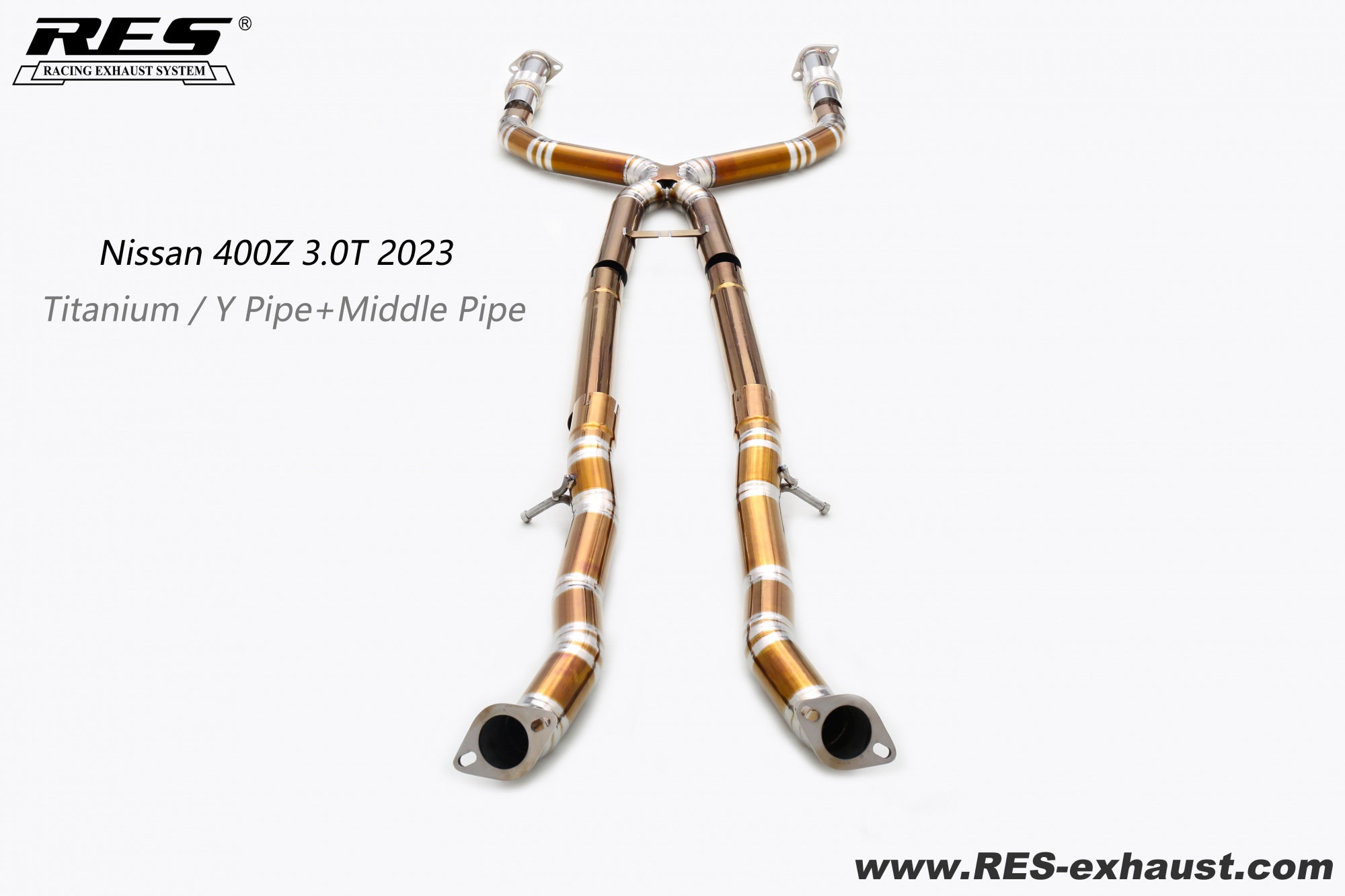 Nissan 400Z Titanium / Y Pipe+Middle Pipe