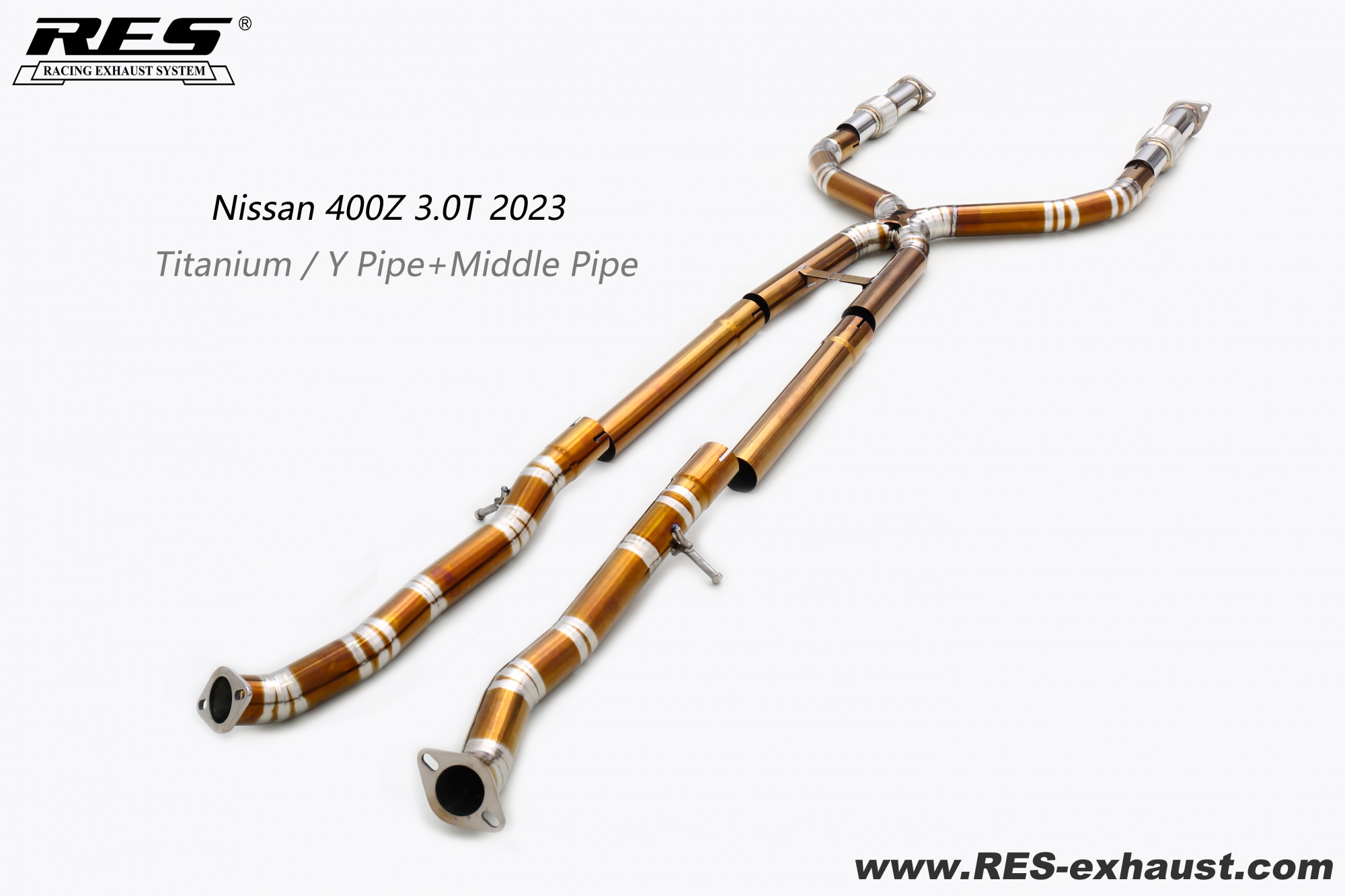 Nissan 400Z Titanium / Y Pipe+Middle Pipe