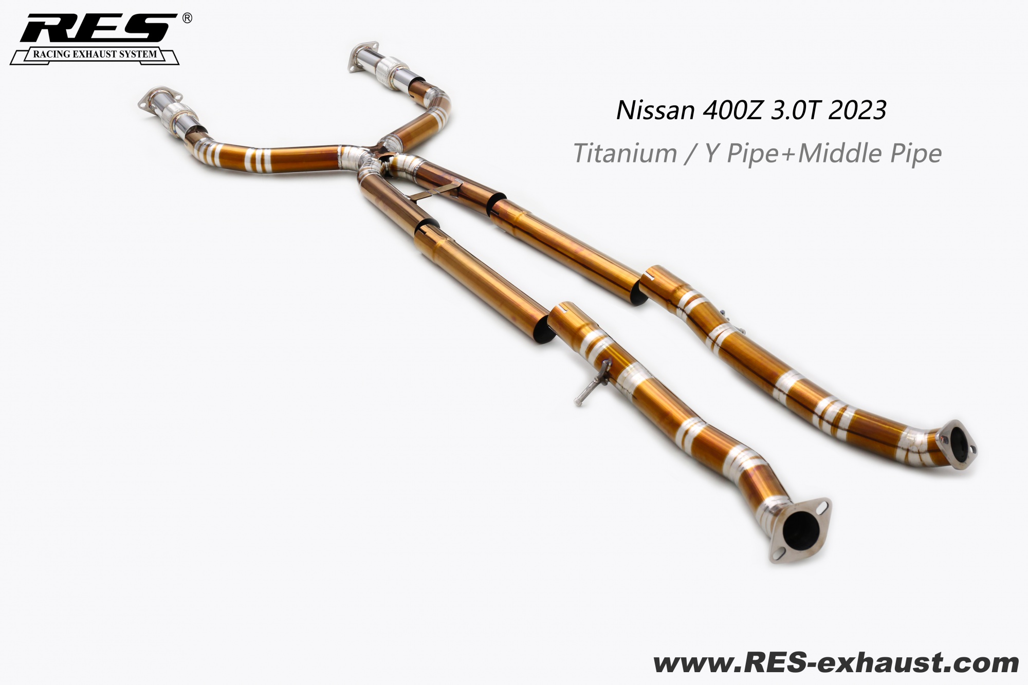 Nissan 400Z Titanium / Y Pipe+Middle Pipe