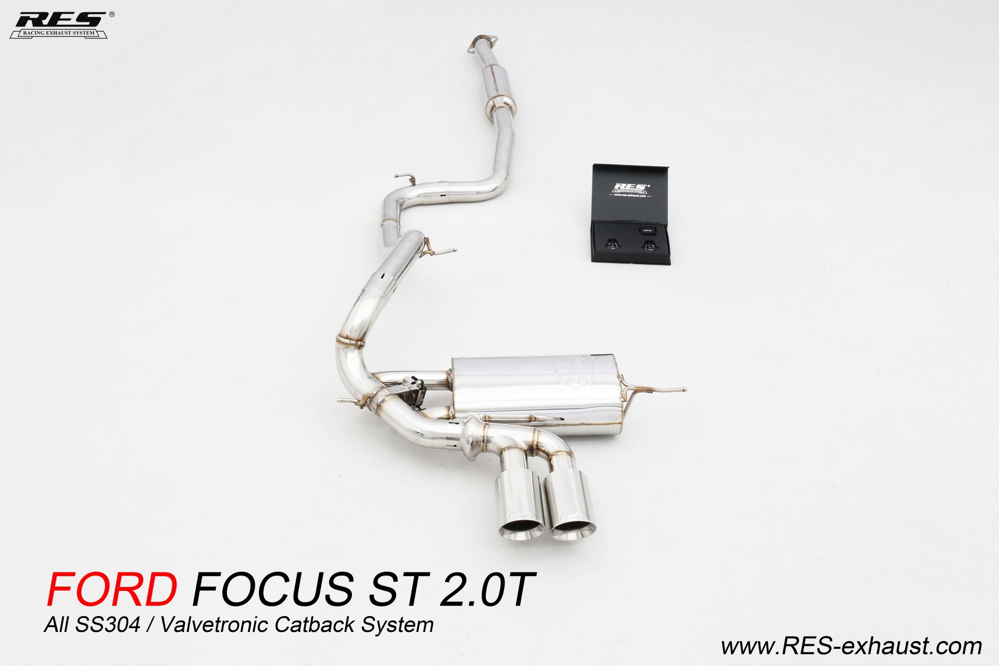 Ford Focus ST MK3/3.5 2.0T All SS304 / Valvetronic Catback System