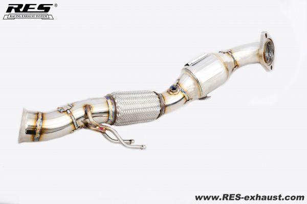 Ford Focus RS MK3 All SS304 / Cat (With Cat) Downpipe