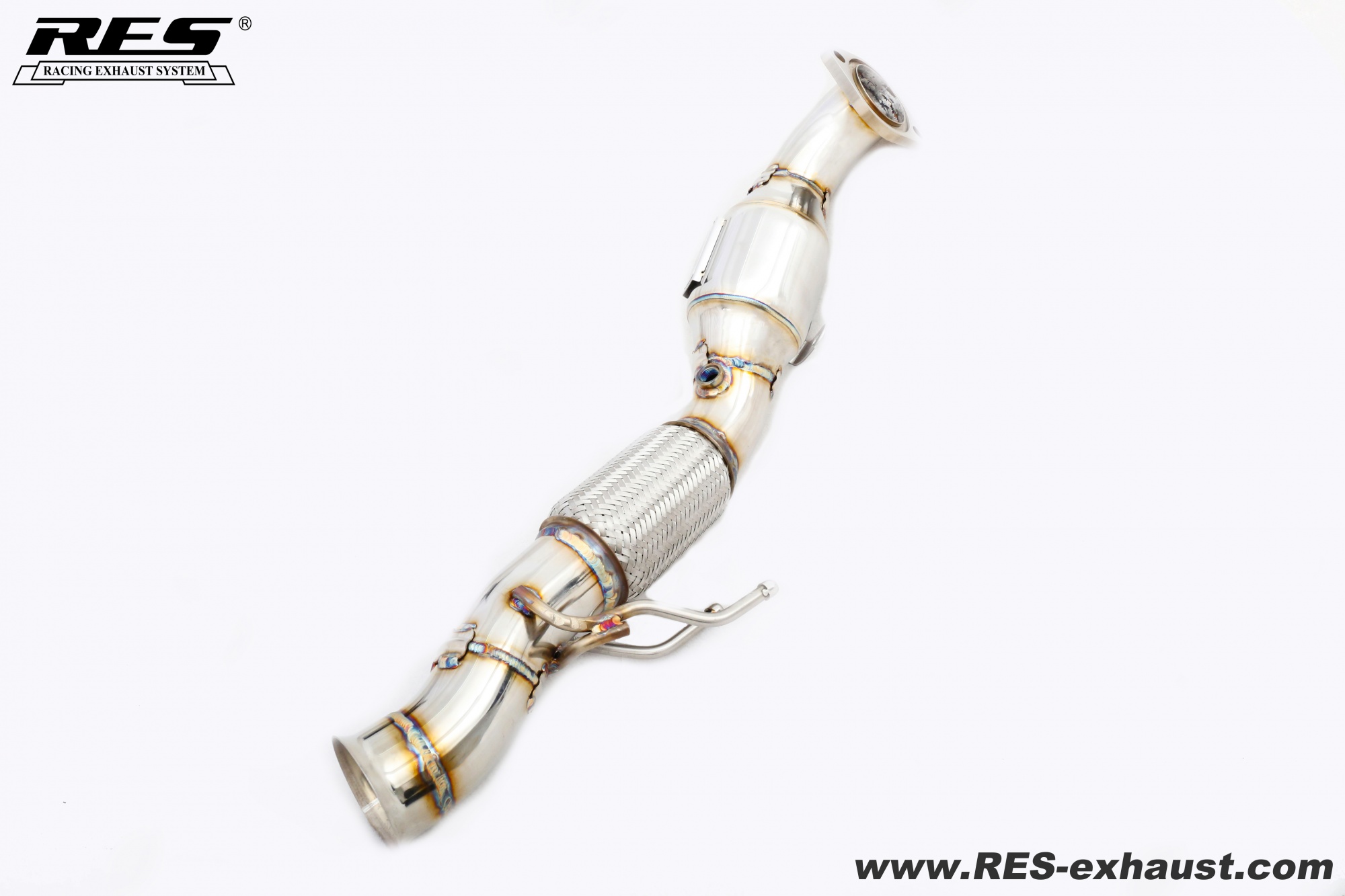 Ford Focus RS MK3 All SS304 / Cat （With Cat） Downpipe
